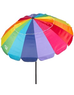 Guarda-sol multicolor à prova de vento Ø206 cm | Distria