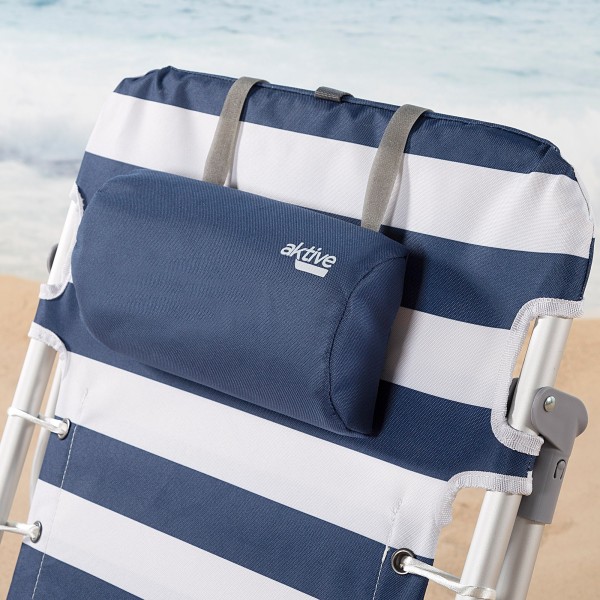 Cadeira de praia estilo marinheiro com múltiplas posições e alças para mochila | Distria