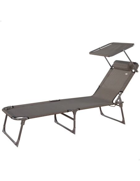 Espreguiçadeira dobrável com toldo | Distria