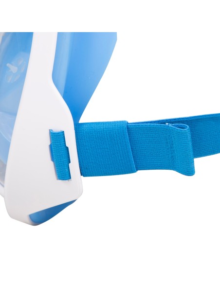 Máscara de snorkel visão panorâmica azul L-XL | Distria