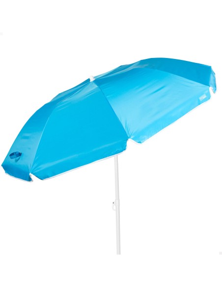 Guarda-sol UV50 azul 180 cm Aktive | Distria