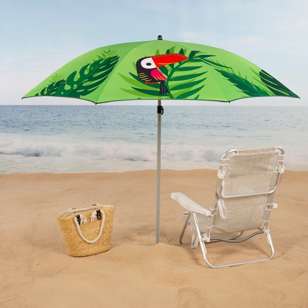 Guarda-sol design tropical 200 cm Aktive | Distrito