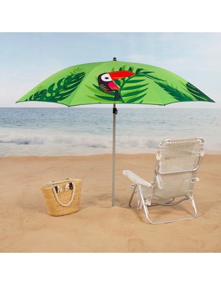 Guarda-sol design tropical 200 cm Aktive | Distrito