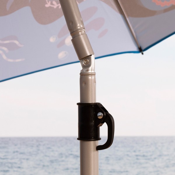 Guarda-sol com desenho de mundo marinho 200 cm Aktive | Distria