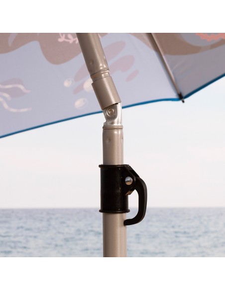 Guarda-sol com desenho de mundo marinho 200 cm Aktive | Distria