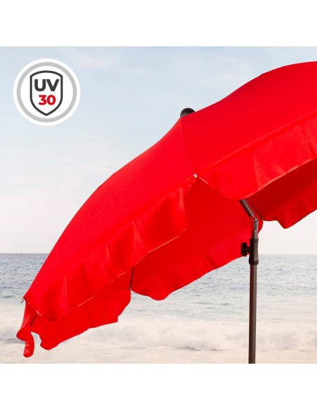 Guarda-sol grande vermelho 200 cm | Distrito