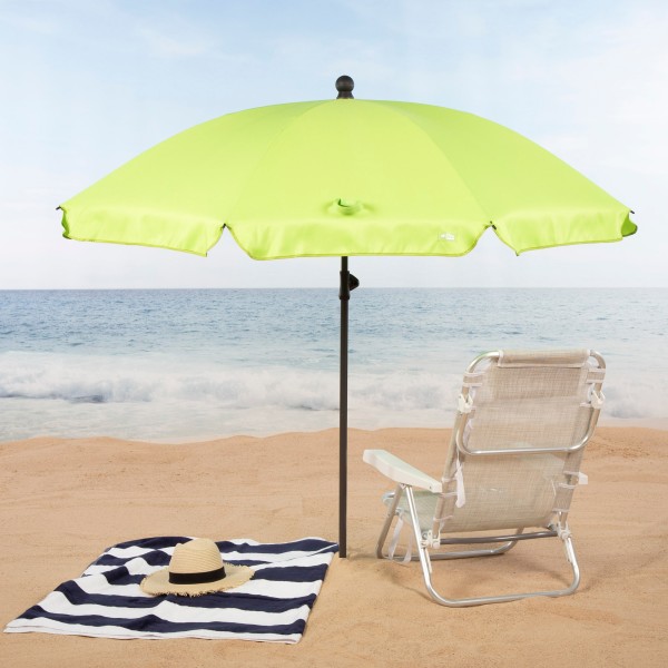Guarda-sol grande verde 200 cm | Distria