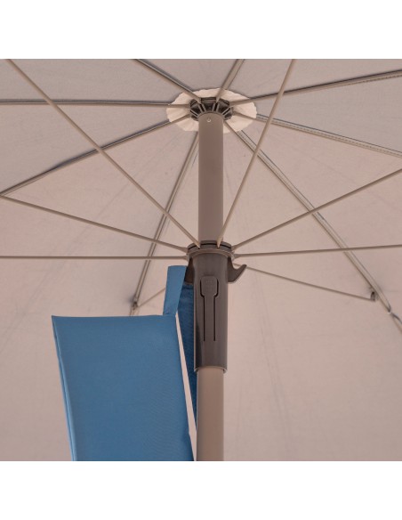 Guarda-sol grande azul 220 cm | Distria