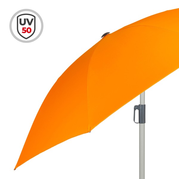Guarda-sol grande laranja 220 cm | Distria
