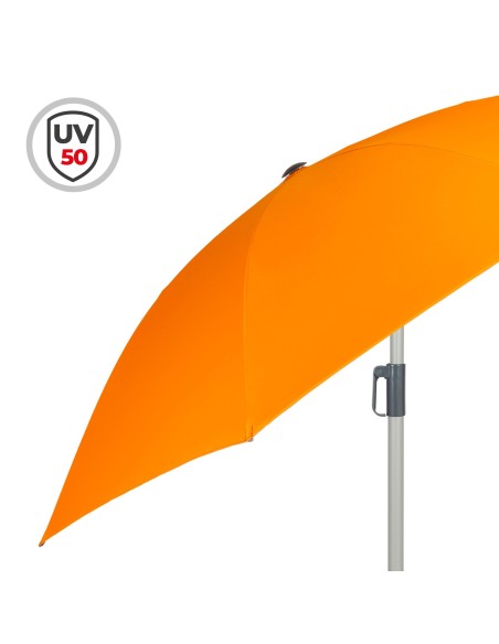 Guarda-sol grande laranja 220 cm | Distria