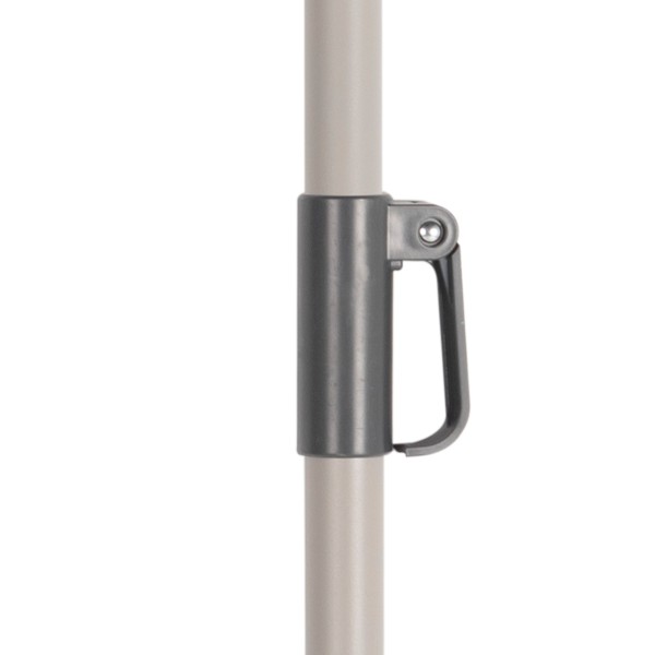 Guarda-sol grande inclinável para jardim UV50 marfim | Distria