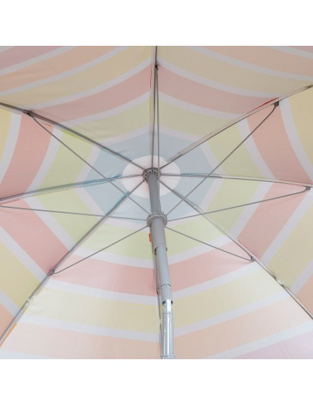 Guarda-sol de praia multicolorido 180 cm | Distria