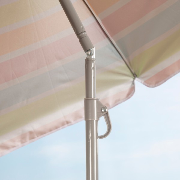Guarda-sol de praia multicolorido 180 cm | Distria