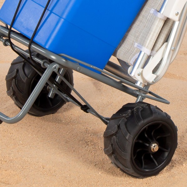 Carrinho de praia dobrável com rodas todo-o-terreno | Distria