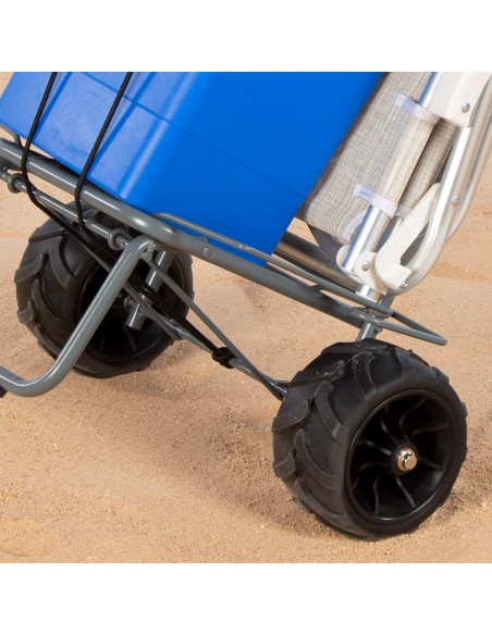 Carrinho de praia dobrável com rodas todo-o-terreno | Distria