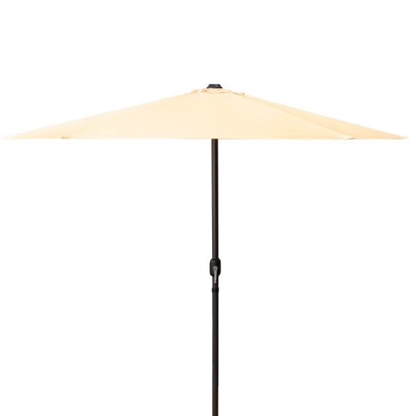 Guarda-sol para terraço e jardim Ø250 creme - Guarda-sóis | Distria