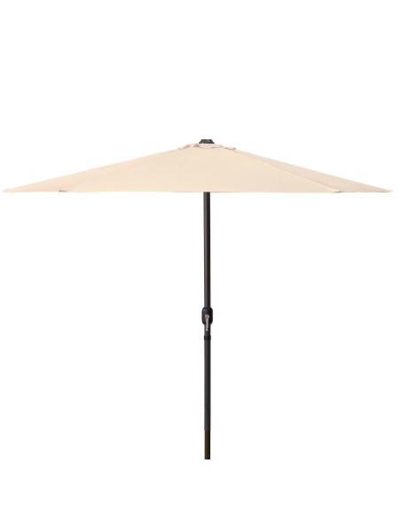 Guarda-sol para terraço e jardim Ø250 castanho - Guarda-sóis | Distrito