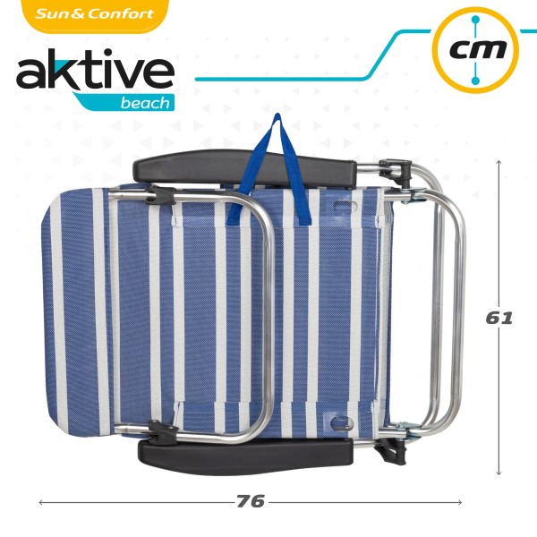 Cadeiras de praia mutiposição dobrável | Distria