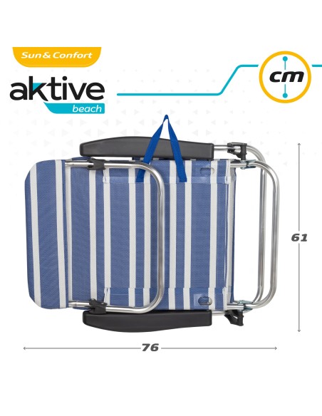 Cadeiras de praia mutiposição dobrável | Distria