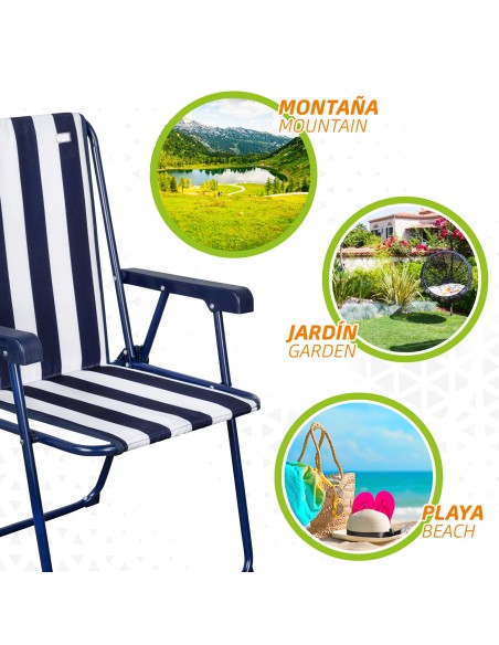 Comprar cadeira praia dobrável barata | Distria