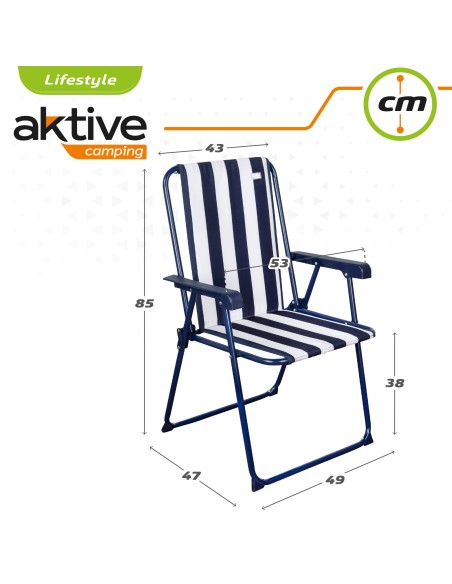 Comprar cadeira praia dobrável barata | Distria