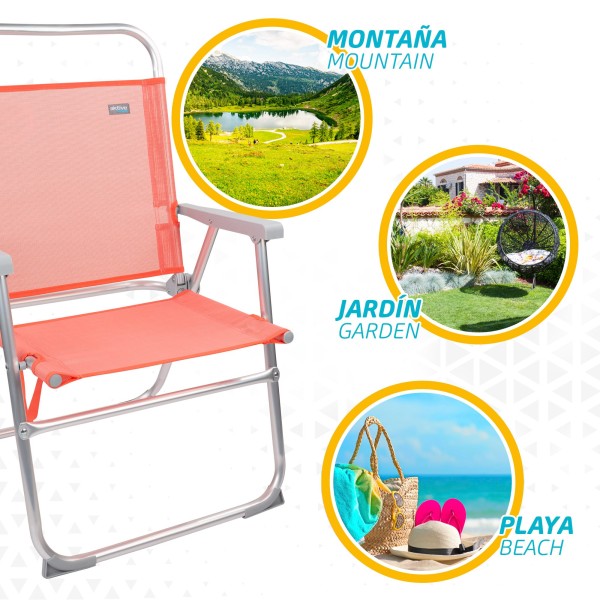 Cadeira de praia alta-Cadeiras de Praia | Distria