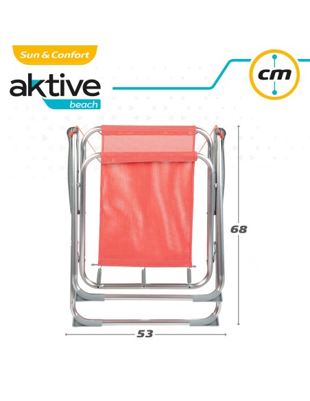 Cadeira fixa dobrável Aktive-Cadeira de Praia | Distria