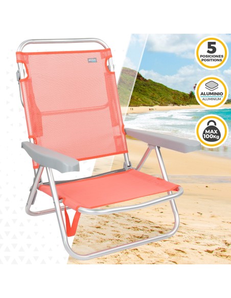 Cadeira reclinável baixa- Cadeiras de Praia | Distria
