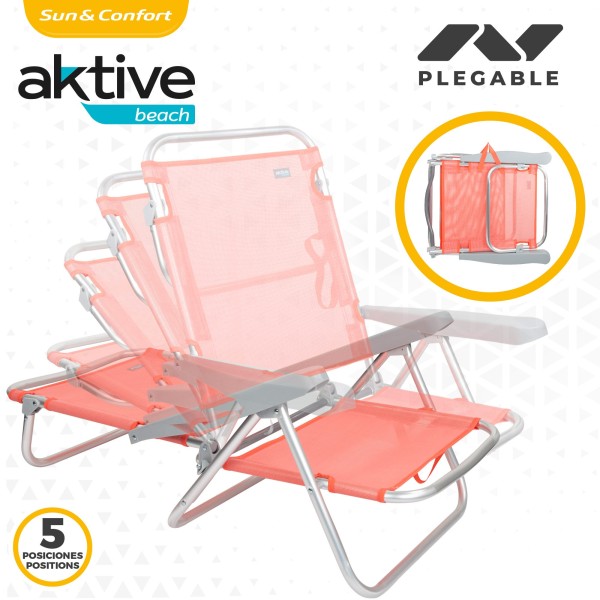 Cadeira reclinável baixa- Cadeiras de Praia | Distria