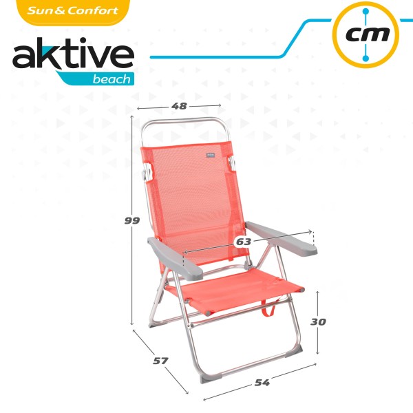 Cadeira alta multi-posições-Cadeiras de Praia | Distria