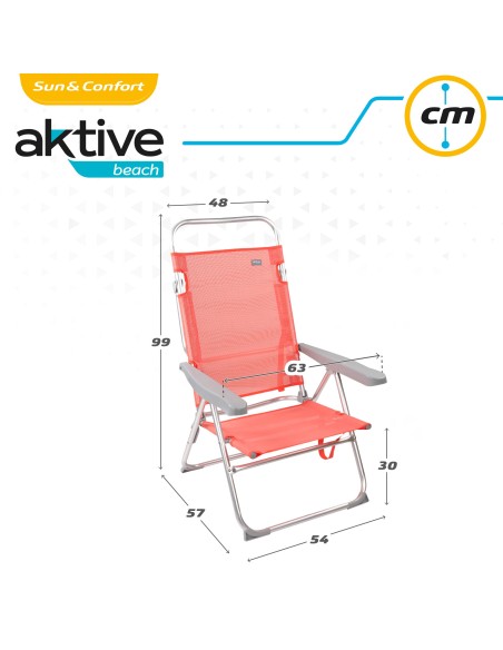 Cadeira alta multi-posições-Cadeiras de Praia | Distria