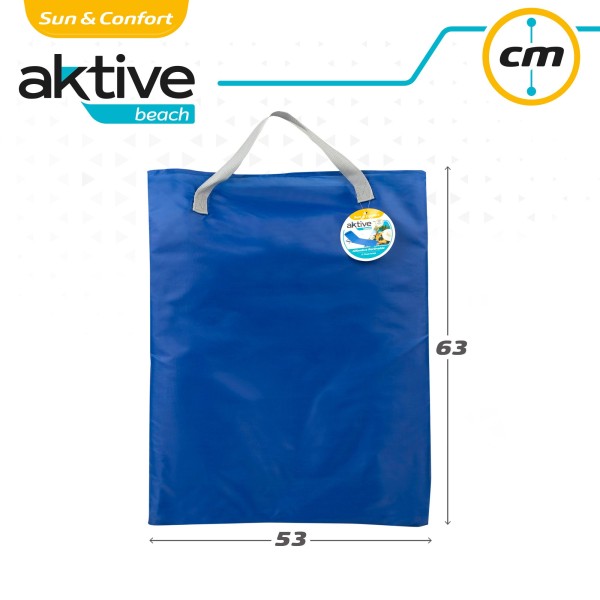 Tapete com encosto multiposição azul | Distria