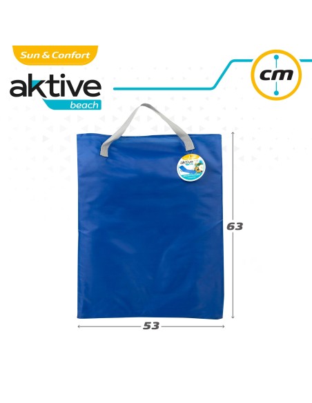 Tapete com encosto multiposição azul | Distria