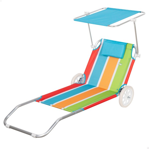 Espreguiçadeira de praia multicolorida | Distria