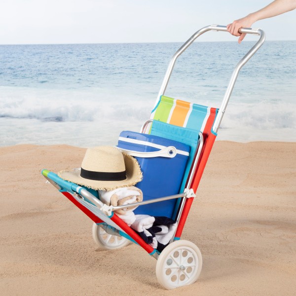 Espreguiçadeira de praia multicolorida | Distria