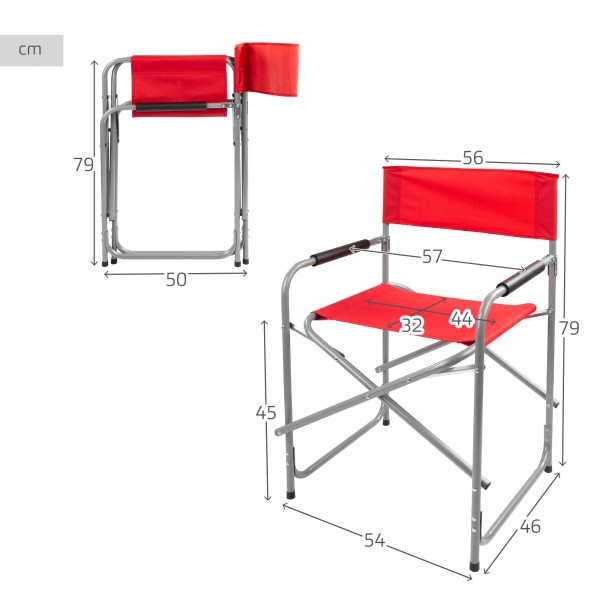 Guarda de diretor de acampamento silla plegável | Distria