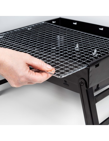 Mesa frontal portátil retangular dobrável churrasco | Distria