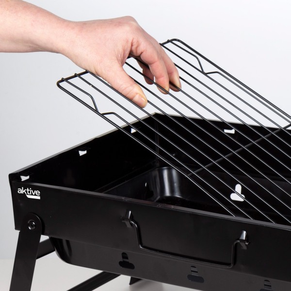 Mesa frontal portátil retangular dobrável churrasco | Distria