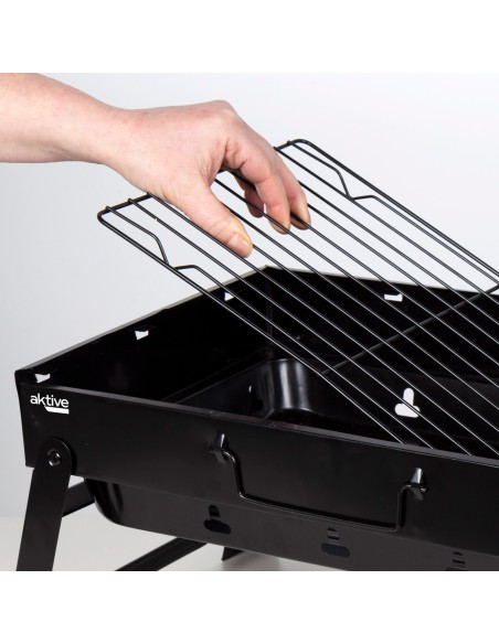 Mesa frontal portátil retangular dobrável churrasco | Distria