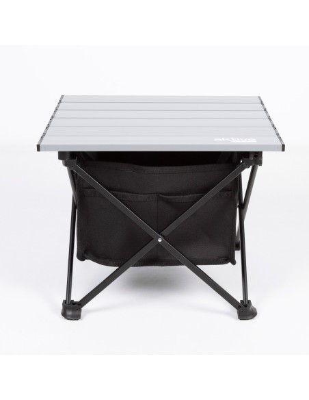Mesa auxiliar plegável camping com almacenamiento | distribuição