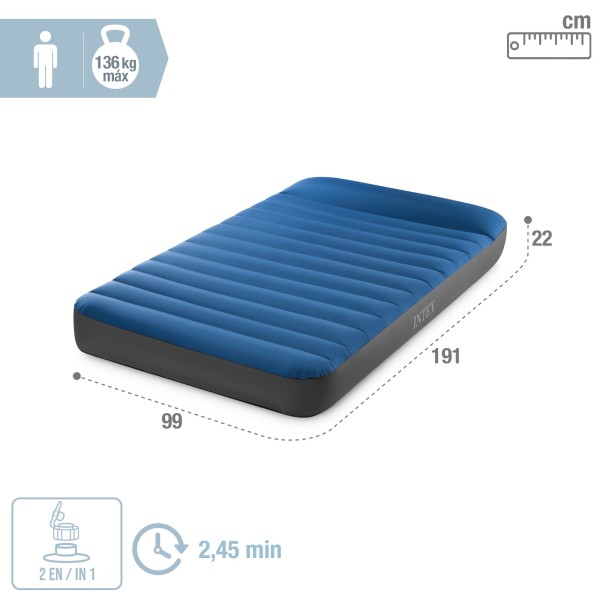 Colchão inflável TruAire Colchão de acampamento INTEX | Distribuição
