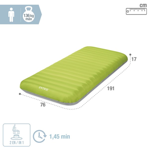 Colchão inflável para camping: conforto e durabilidade | INTEX