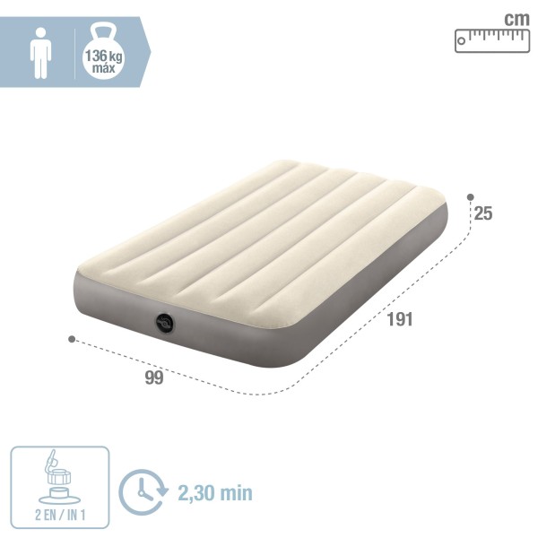 Colchão insuflável individual INTEX | Distria