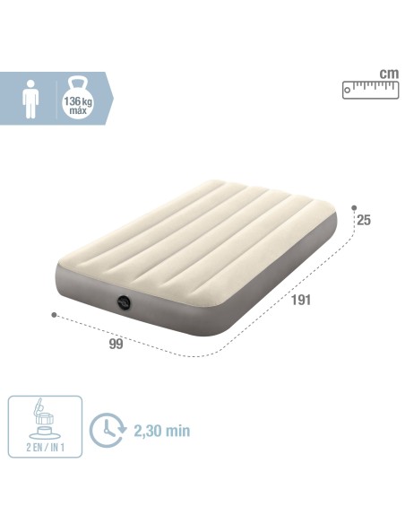 Colchão insuflável individual INTEX | Distria