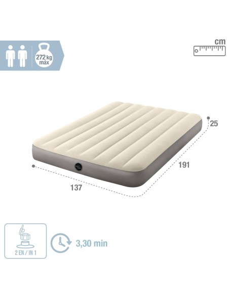 Colchão insuflável para duas pessoas INTEX | Distria