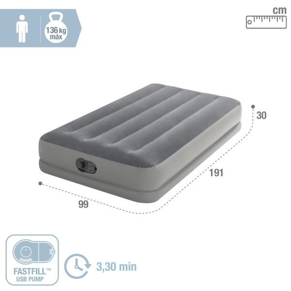 Colchão insuflável INTEX Dura-Beam® Prestige | Distria
