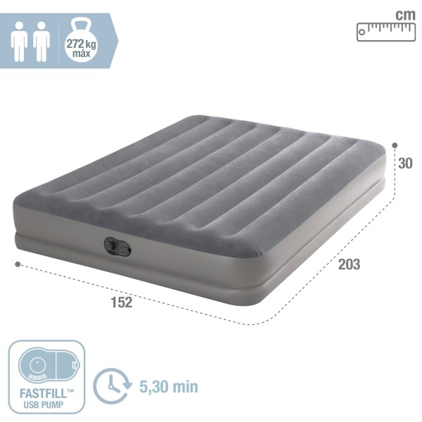 Colchão duplo insuflável INTEX Dura-Beam® | Distria