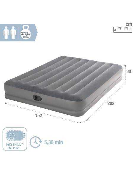 Colchão duplo insuflável INTEX Dura-Beam® | Distria