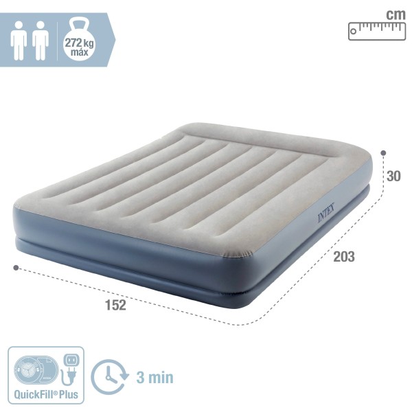 Intex travesseiro duplo descanso Airbed | Distria