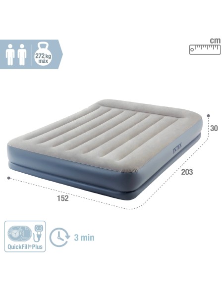 Intex travesseiro duplo descanso Airbed | Distria